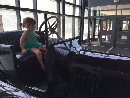 At the wheel